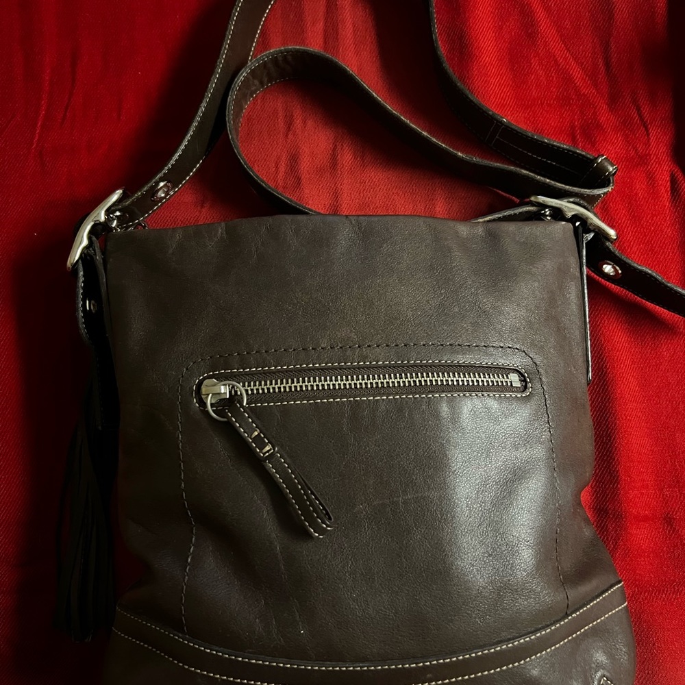 Vintage Coach Leather Bag - Picture 2 of 7